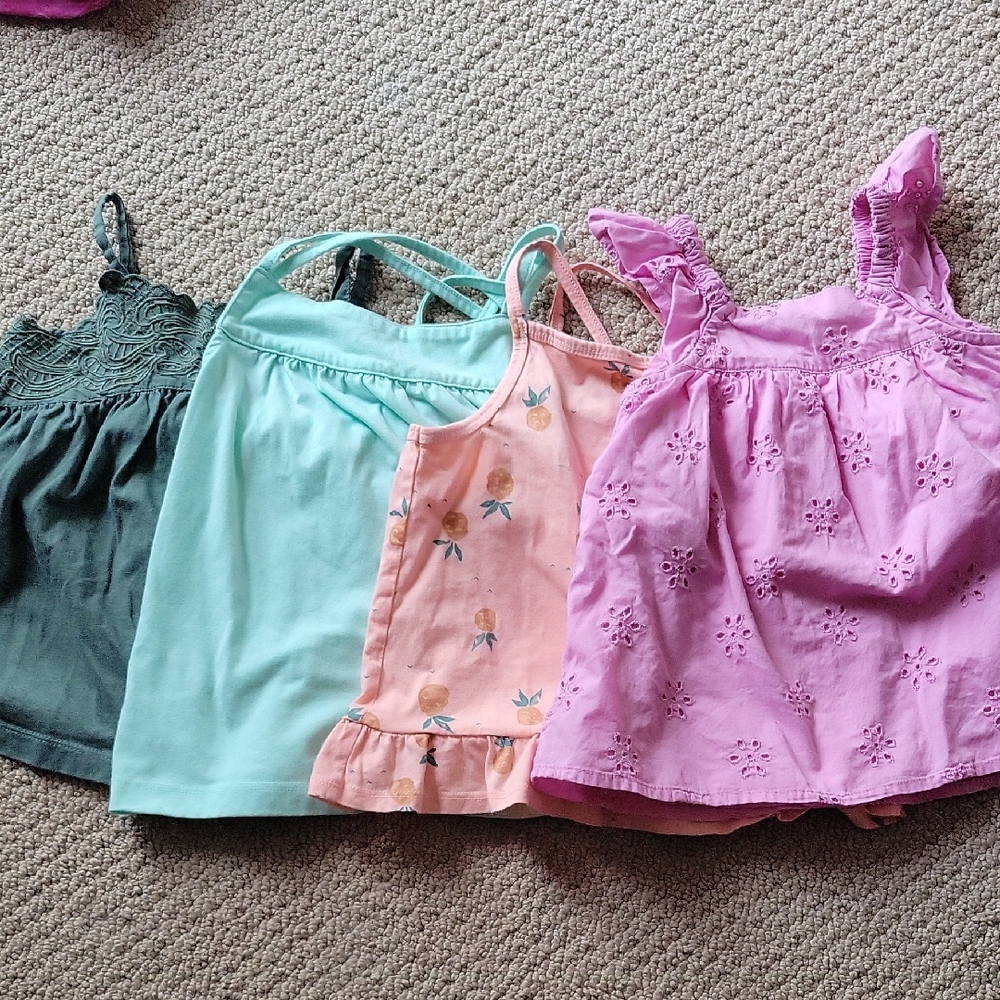 4 Girls' Tops Bundle
